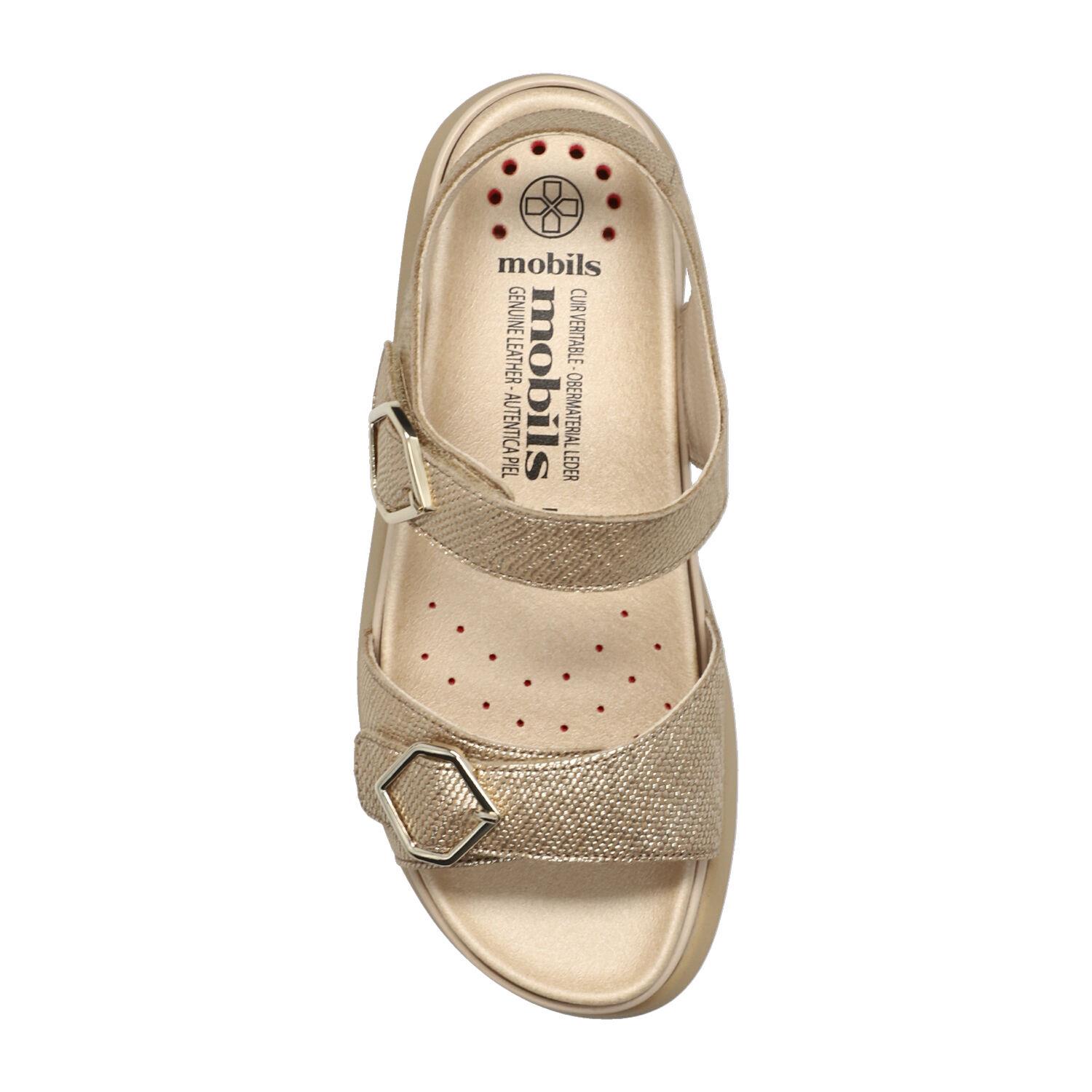 sandales femme modèle Fyda Or - Mephisto